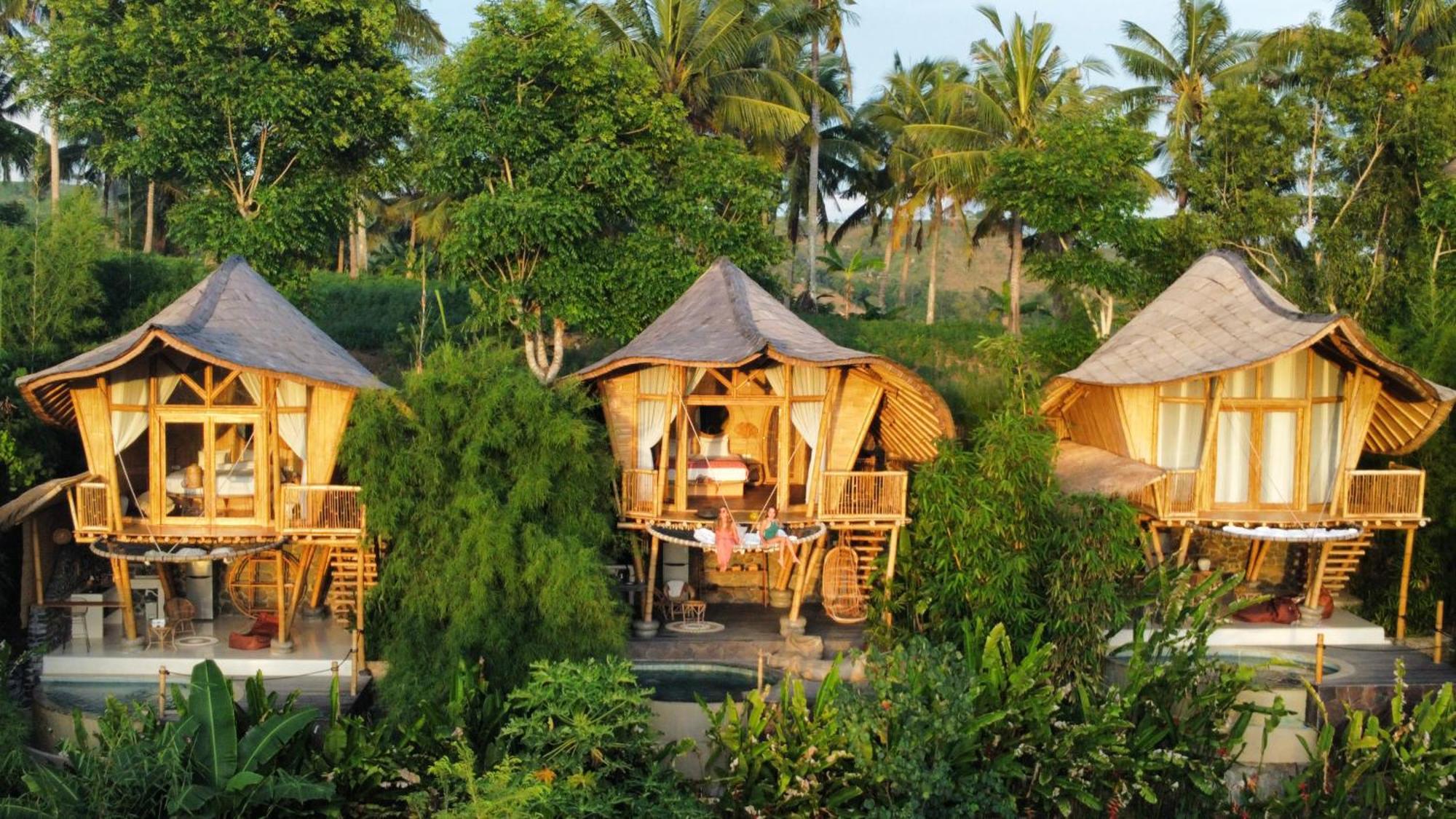 Kalma Bamboo Eco Lodge Kuta  Exterior foto